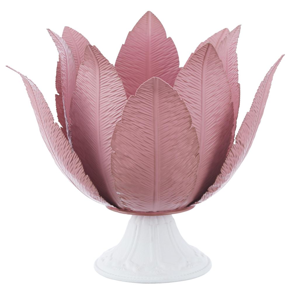 10" Metal Tulip Candleholder