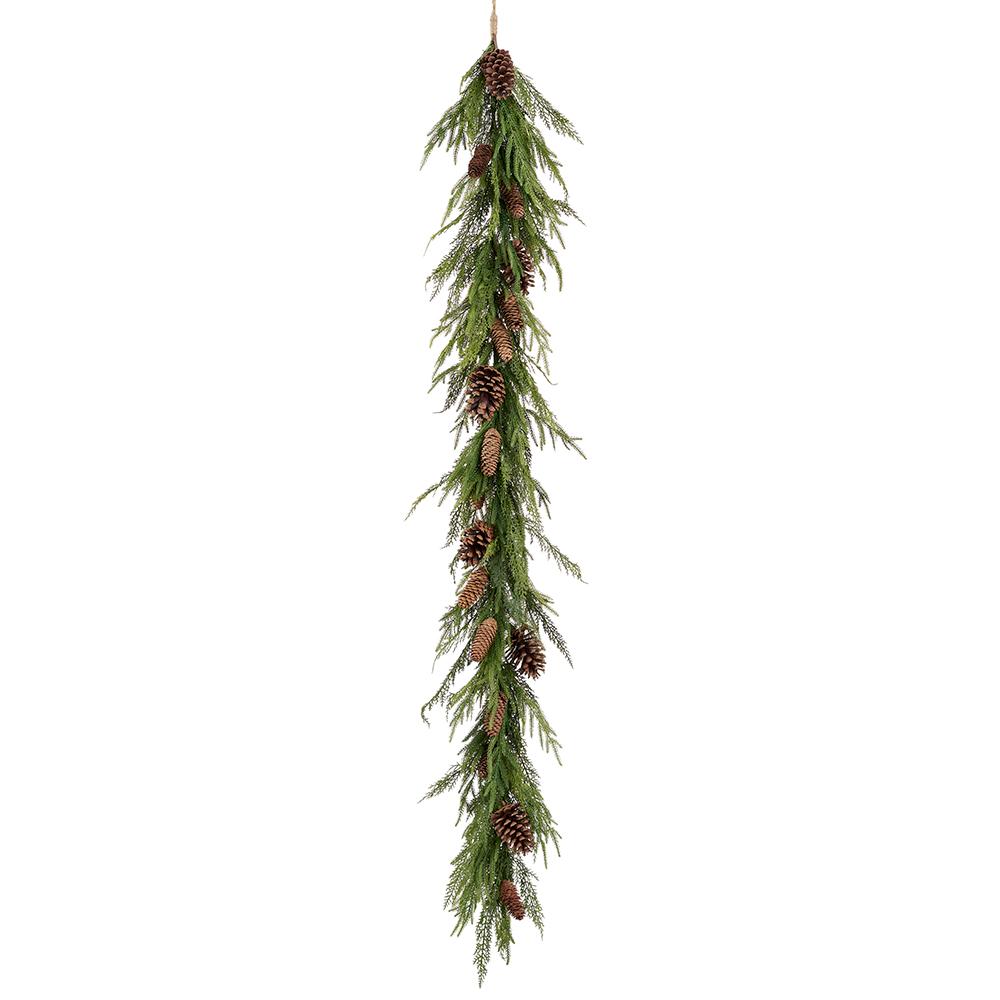 6'pinecone/Mx Pinecone Garland