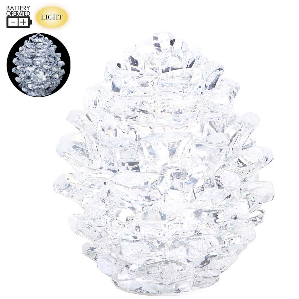 65"   Glittered Cone Tabletop Piece