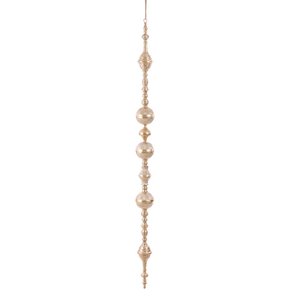 69.5"  Metal Finial Ornament - Gold