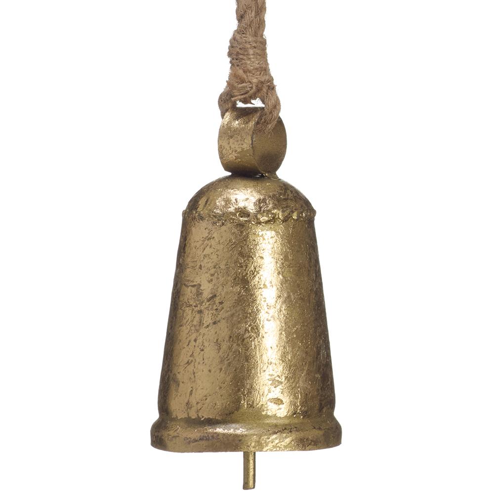45"  Bell Ornament - Gold Antique