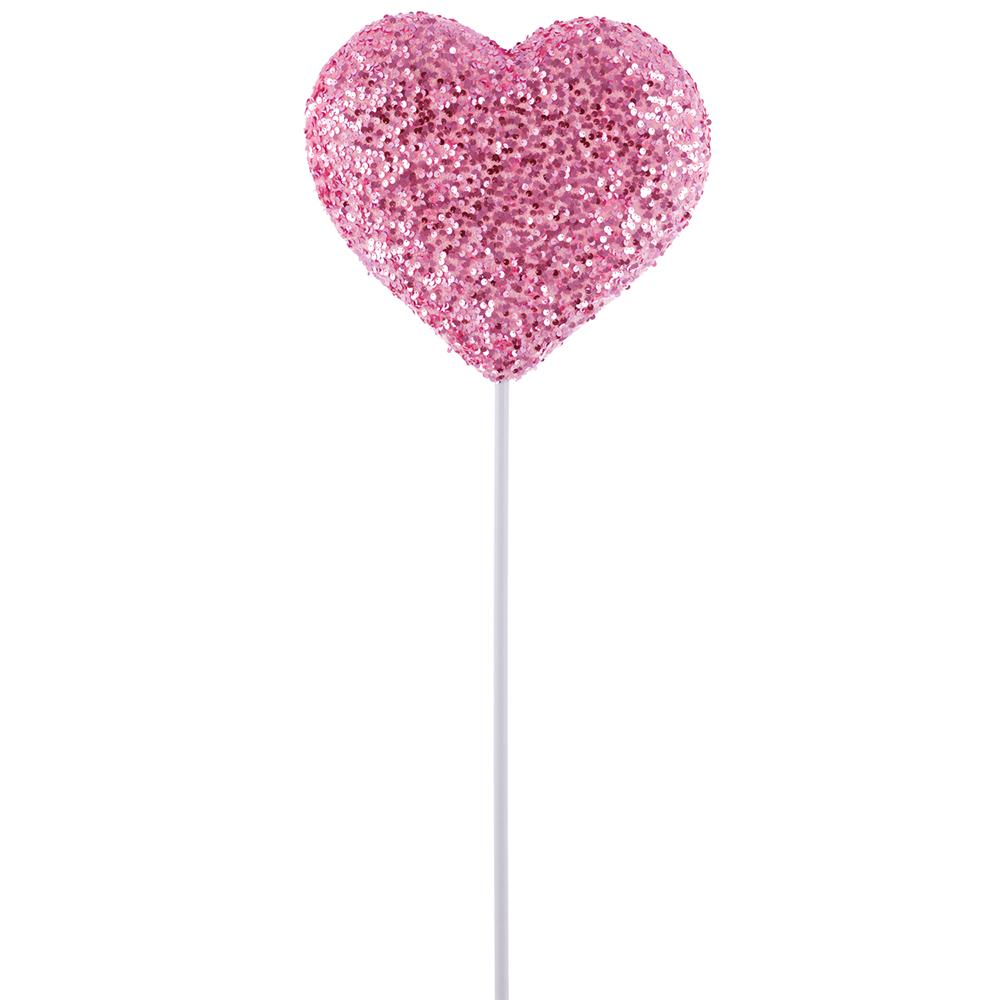 34"Sequin Heart Pick