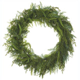 32" Soft Cedar + Pine Wreath