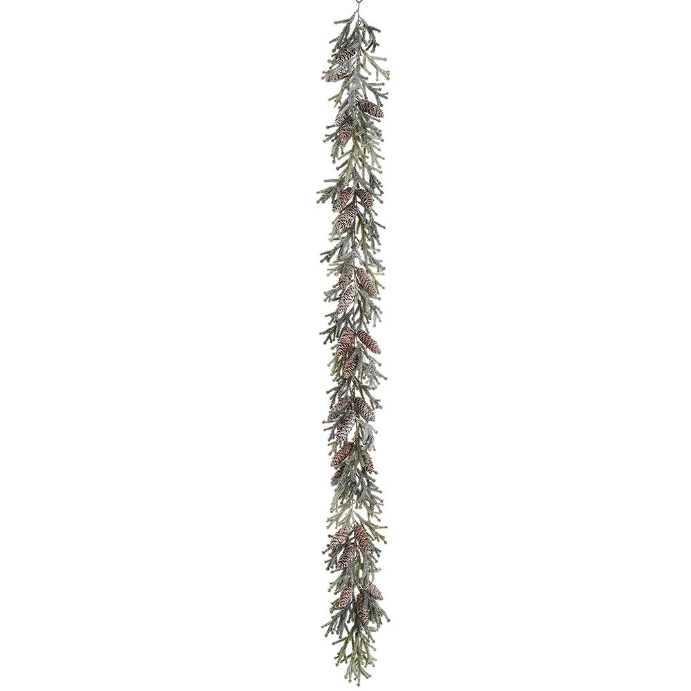 6'frost Pine/Pinecone Garland