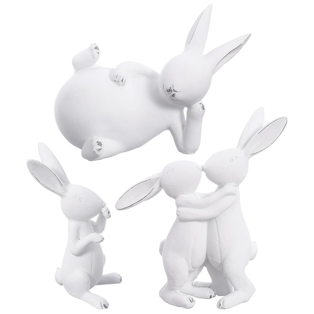 4"-5.5" Bunny - White