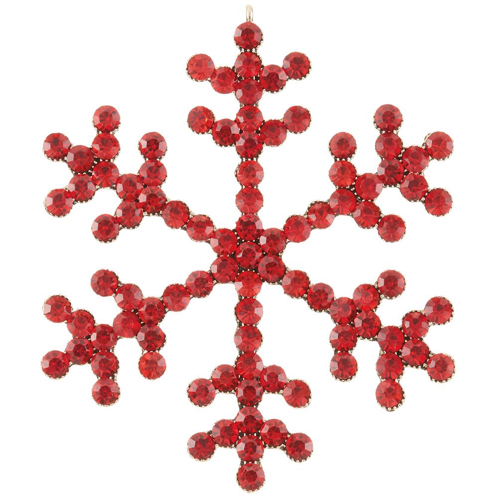 35" Rhinestone Snowflake Ornament