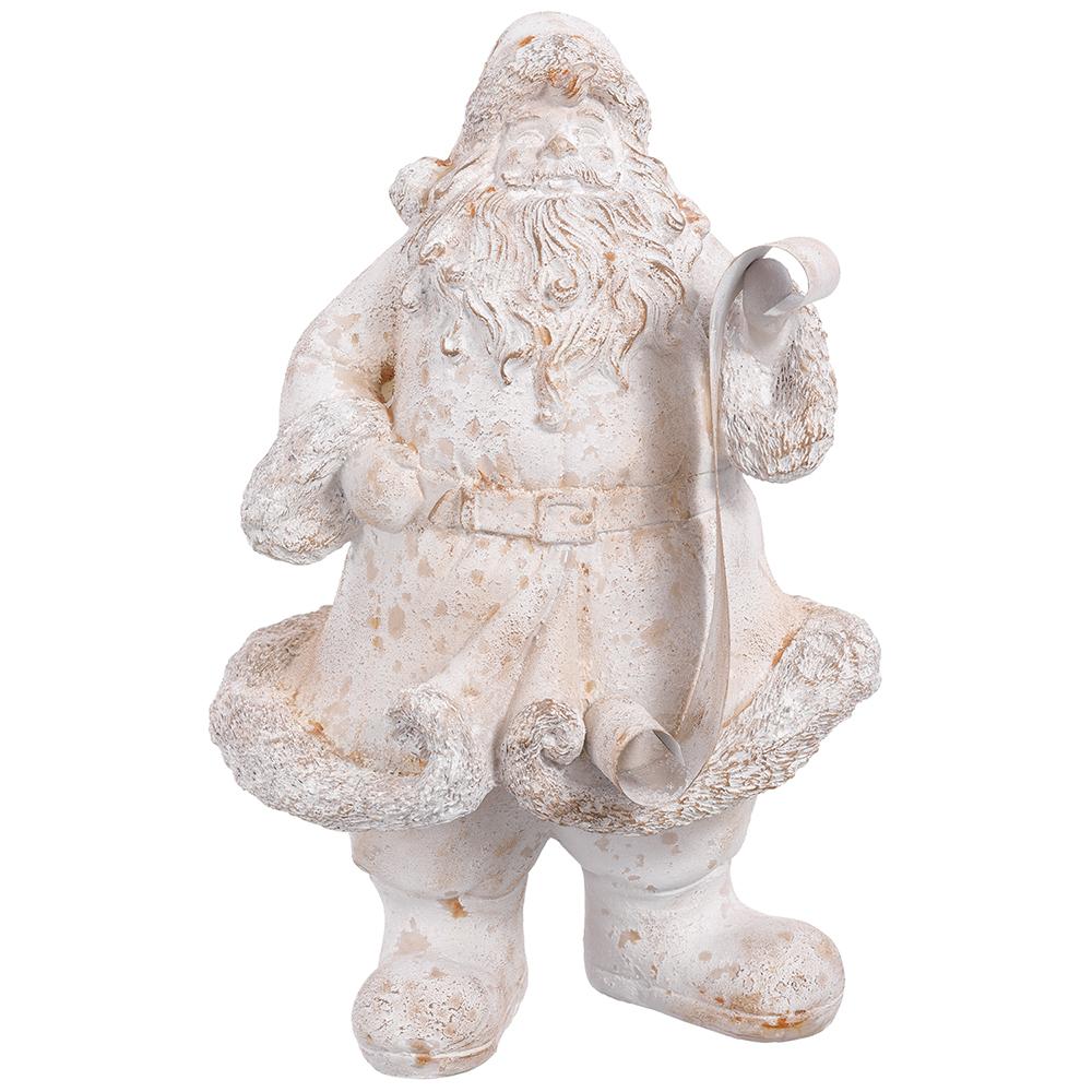 13"  Santa - White
