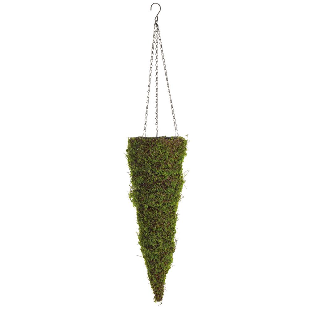 24" Moss Hanging Topiary