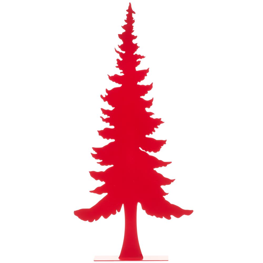 245"  Tree Table Top - Red