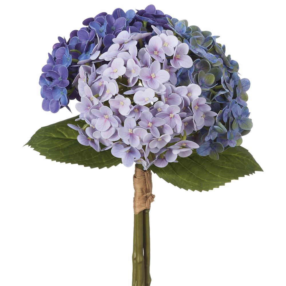 12"Real Touch Hydrangea Bouquet