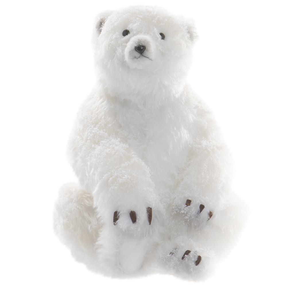 15" Polar Bear - White