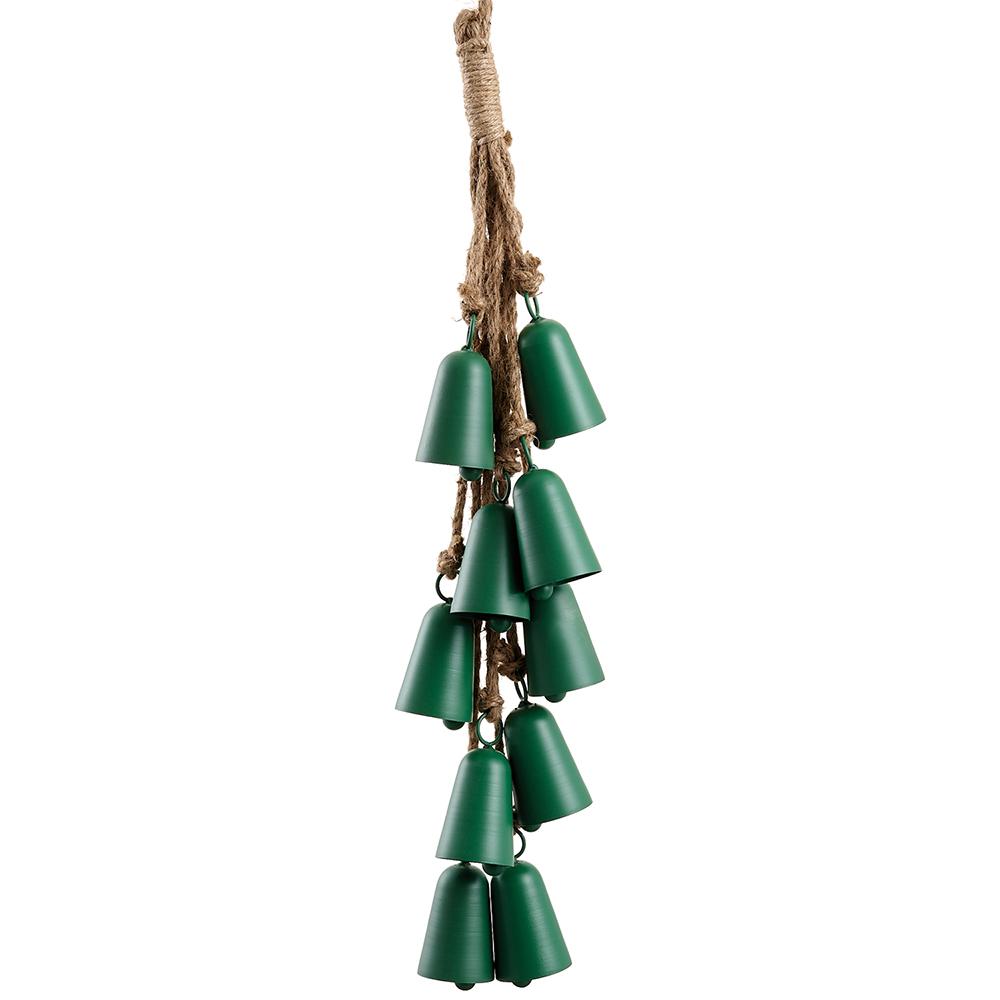 20.5"Met.Bell Doorknob Hanger - Green
