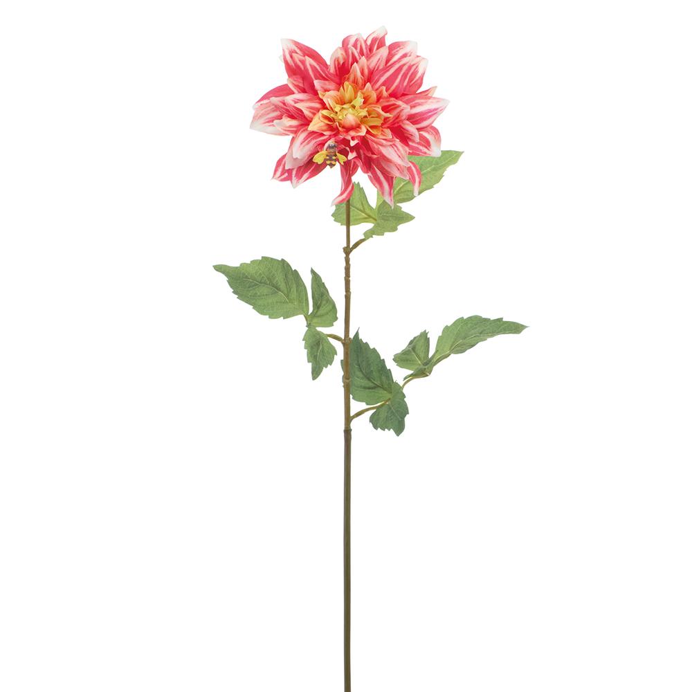 25"Dahlia Spray With Bee