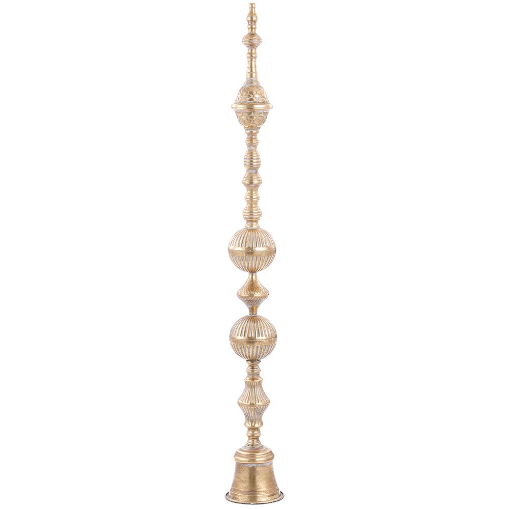 48.5"  Metal Finial Table Top -  Gold