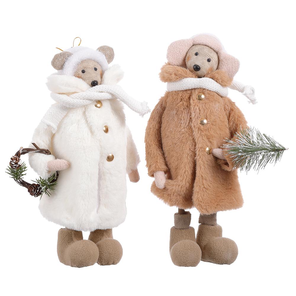 13" Winter Fur Mouse