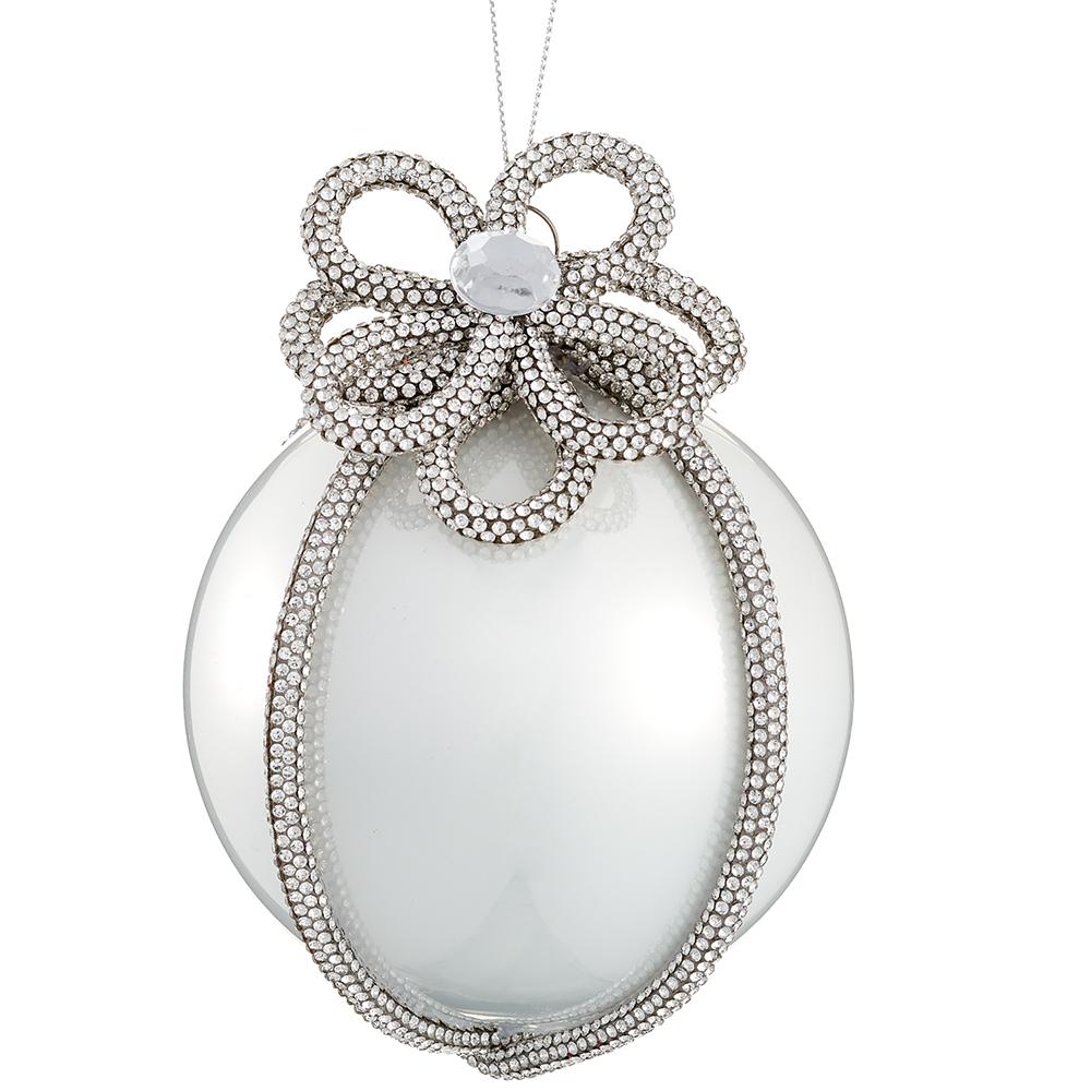 45" Silver Ball Ornament