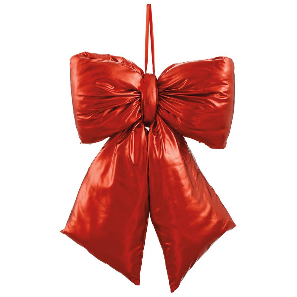 23"  Metallic Bow - Red