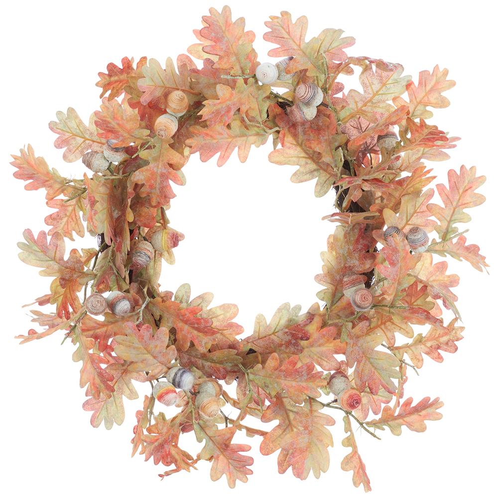 24"Oak Leaf Wreath With Acorn