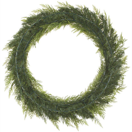 38" Soft Cedar Wreath