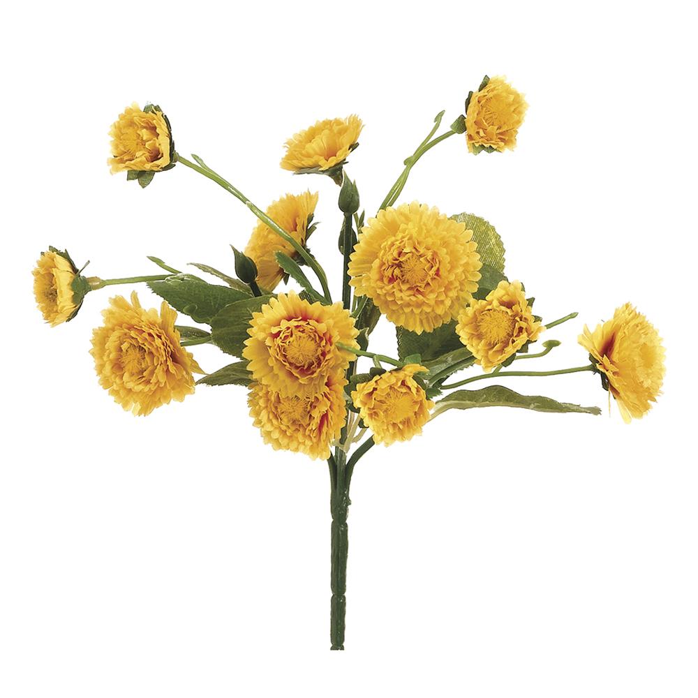 8.5"Calendula Bush - Yellow