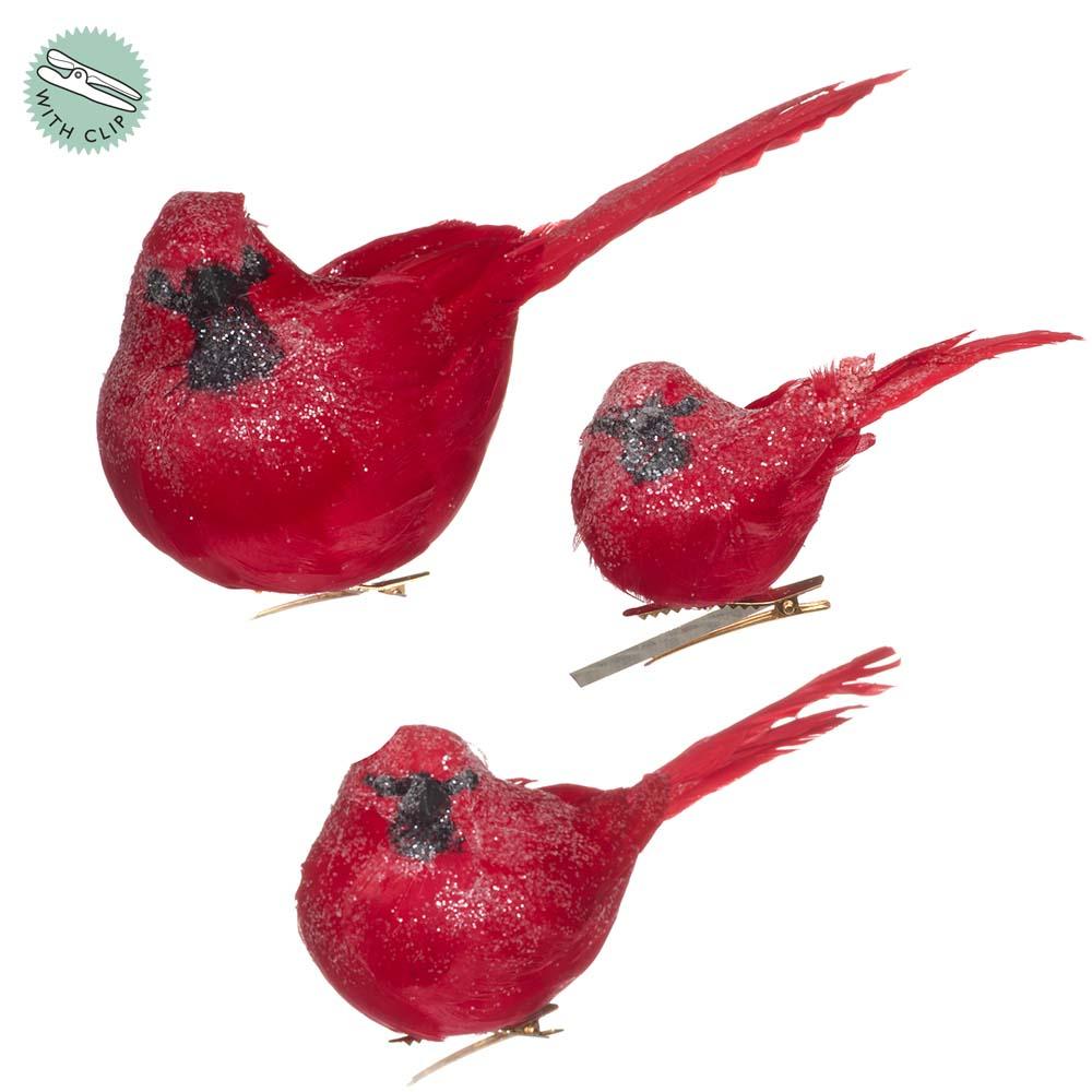 5"-9"Cardinal W/Clip - Red