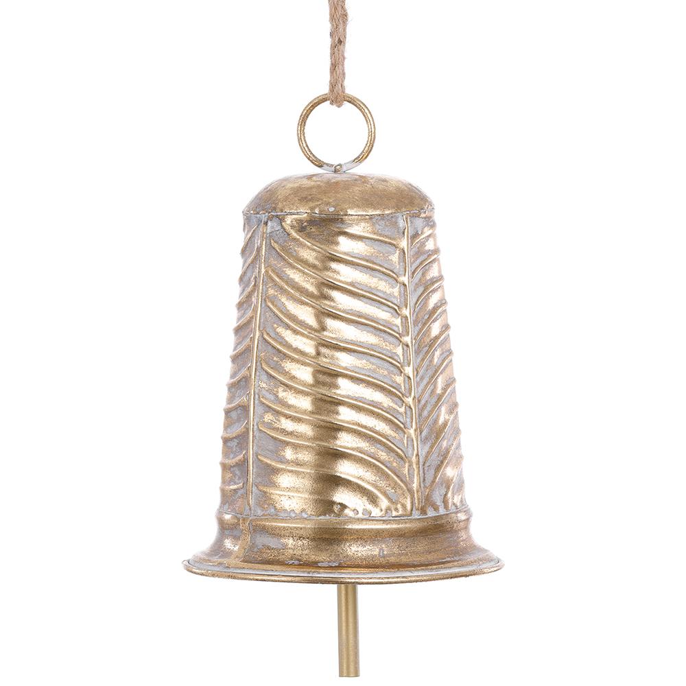 11"Metal Bell Ornament Go