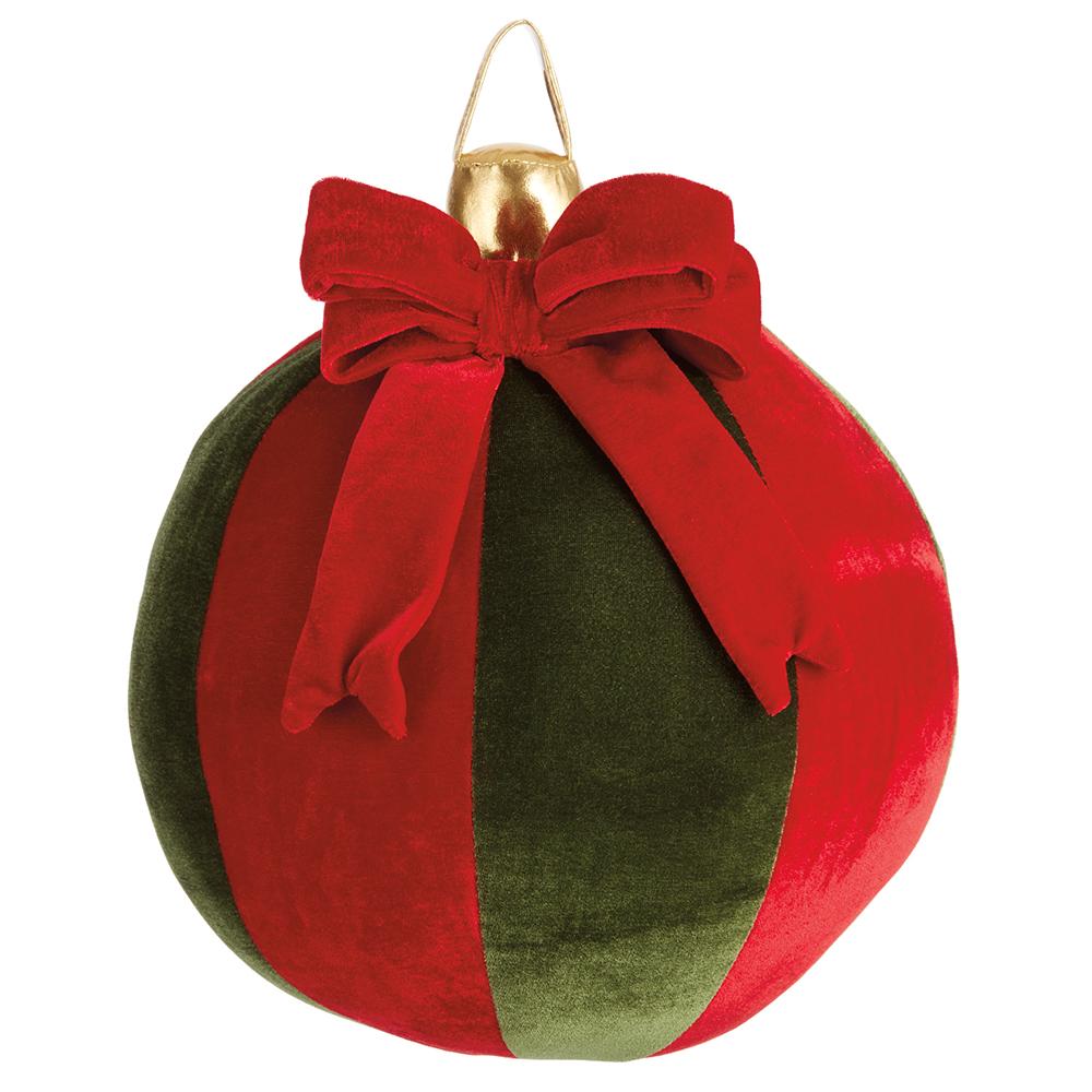 12" Velvet Ornament Ball - Table Top