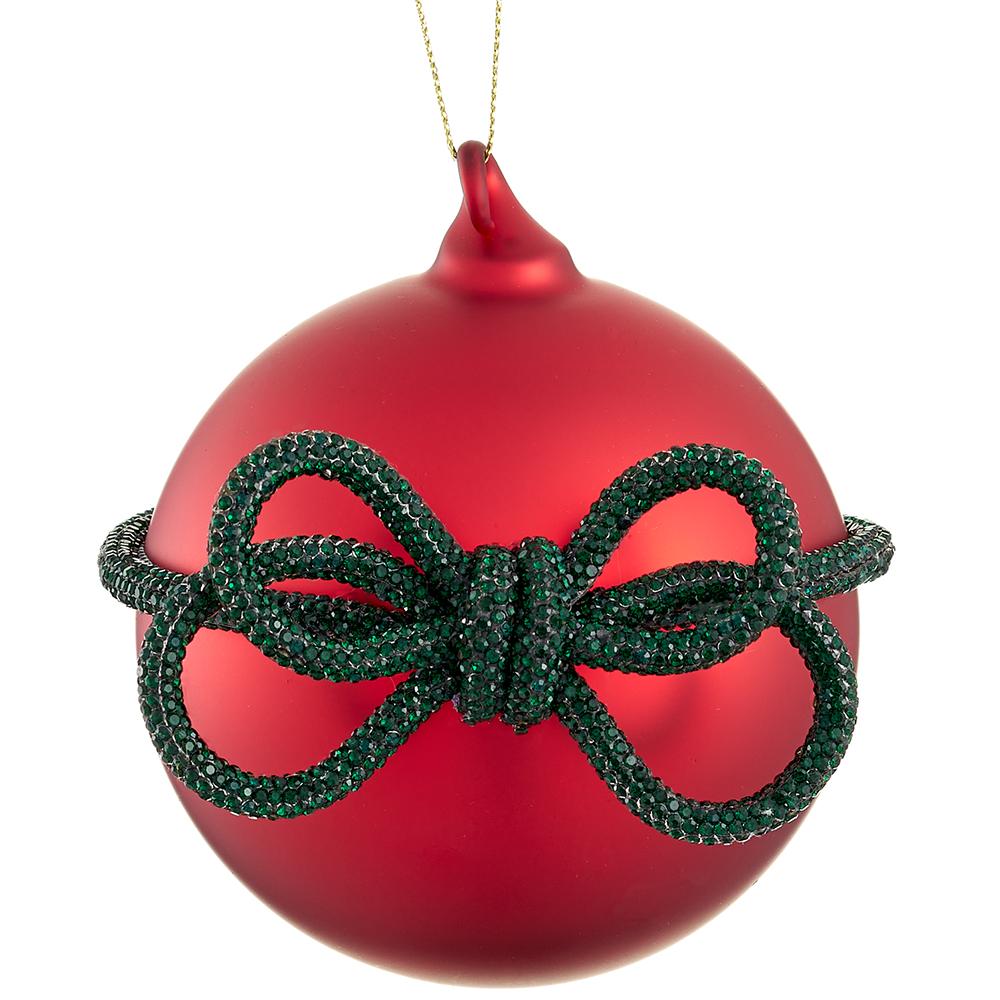 4" Glass Ball Ornament