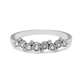 Constella Hinged Bangle - Silver