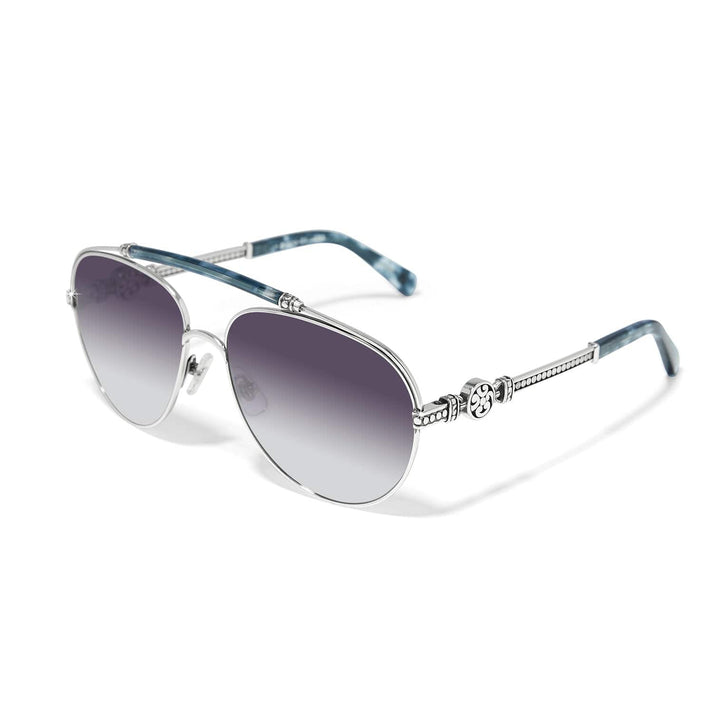 Contempo Medallion Aviator Sunglasses