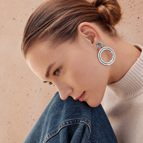 Contempo Moda Ring Pst Drop Earrings