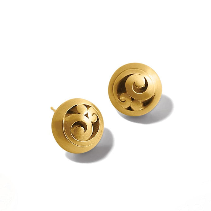Contempo Post Earrings - Gold