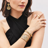 Contempo Gold Slim Bangle