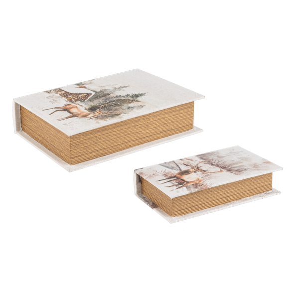Winter Woodland Book Decor