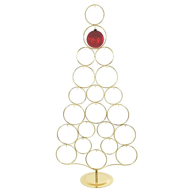 42"Gold Metal Tree Rack