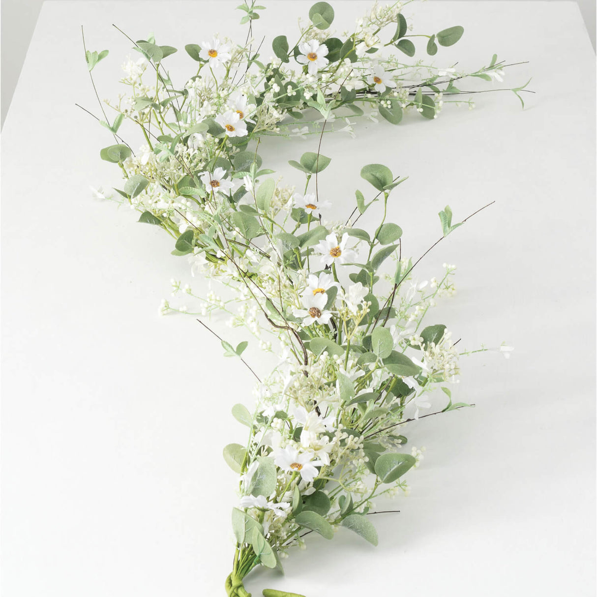 Daisy + Eucalyptus Garland