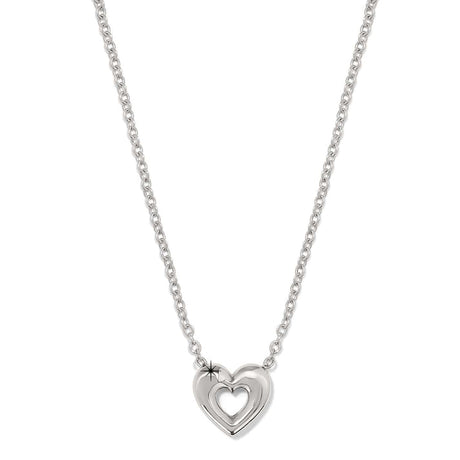 Enchanting Heart Necklace - Silver