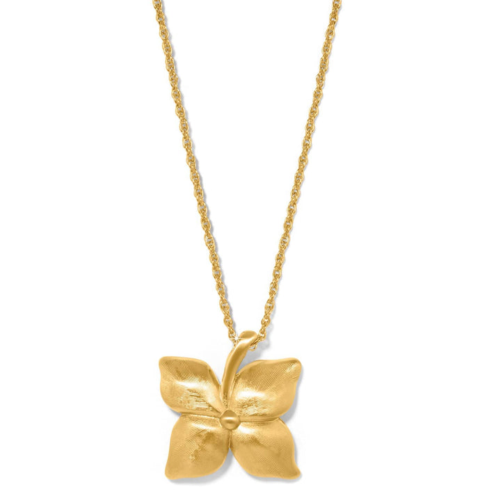 Everbloom Flower Necklace - Gold