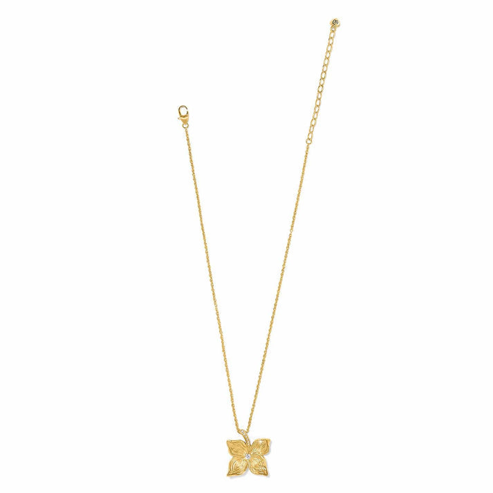 Everbloom Flower Necklace - Gold