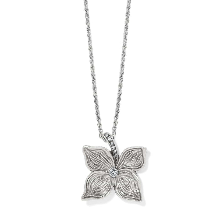 Everbloom Flower Necklace - Silver