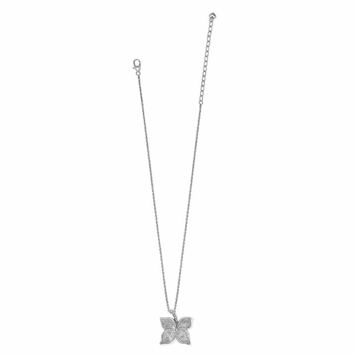 Everbloom Flower Necklace - Silver