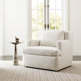 Unwind Swivel Chair - Snow Garden White