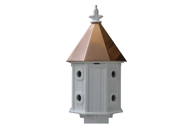SH TWO STORY BIRDHOUSE W/COP ROOF RD HOLE