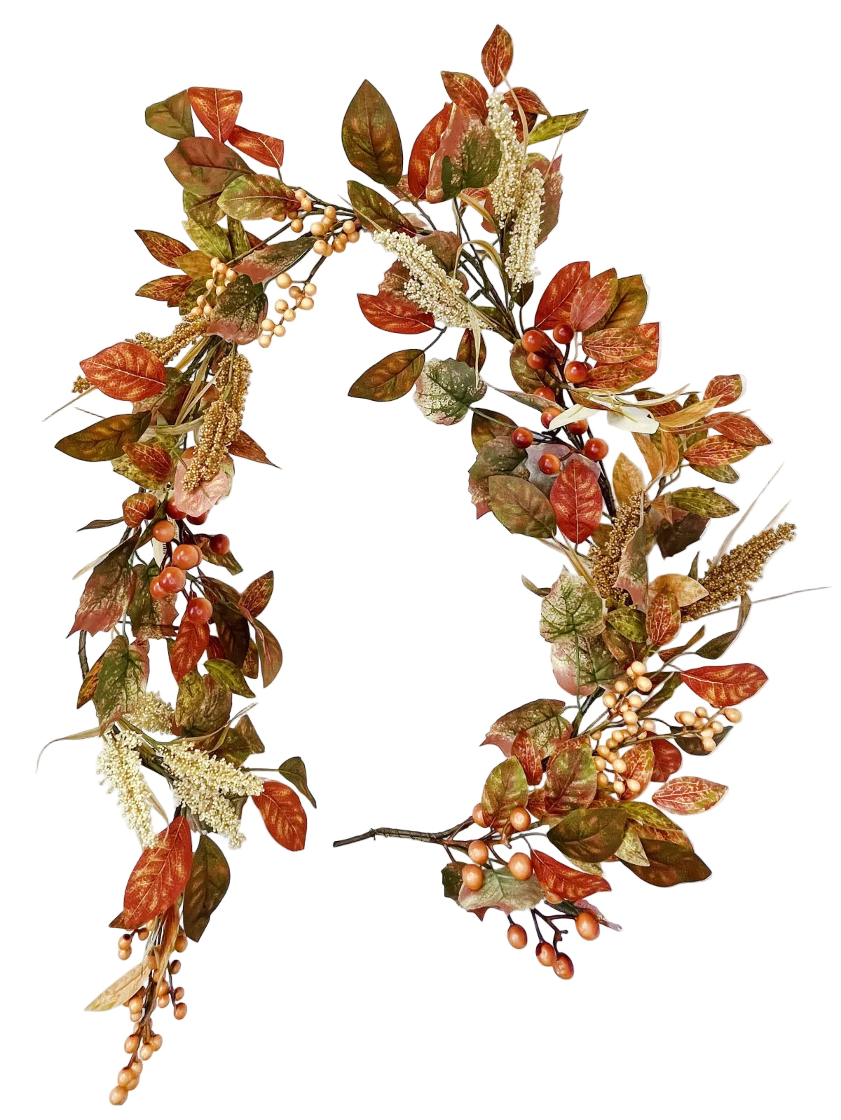 6ft Berry Wheat Garland