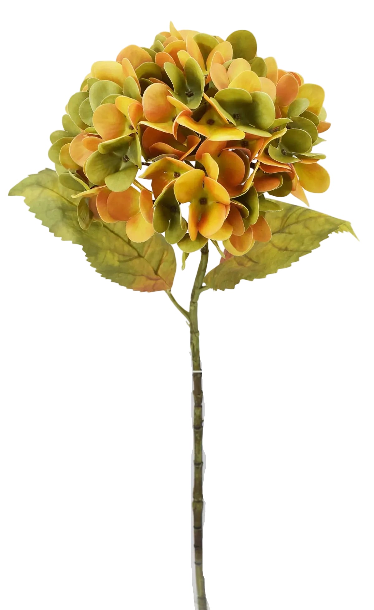 YELLOW/GREEN HYDRANGEA SPRAY -22.5"