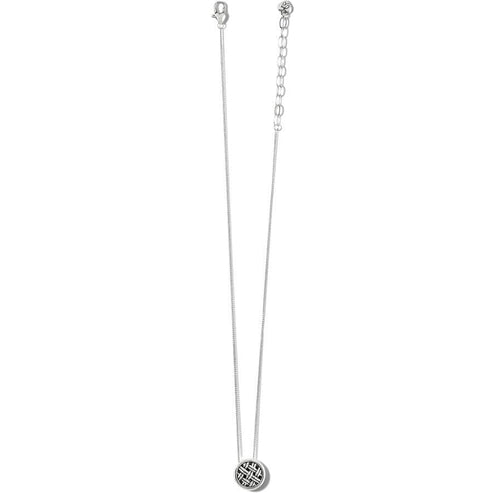 Interlok Loom Necklace - Silver