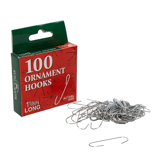 1 1/8"Christmas Orn Hooks 100p