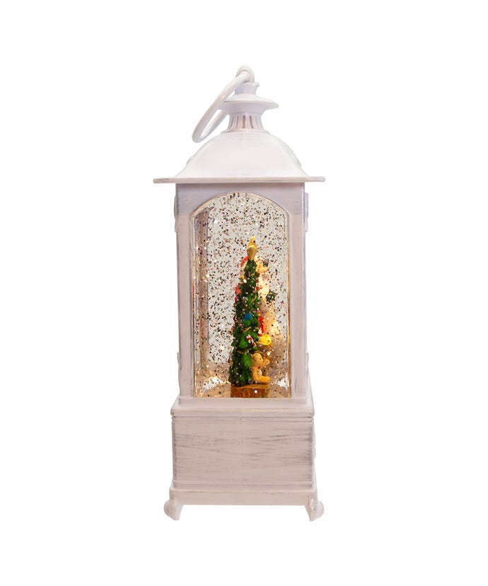 #2 10" Battery Operated Santa With Gifts Water Lantern