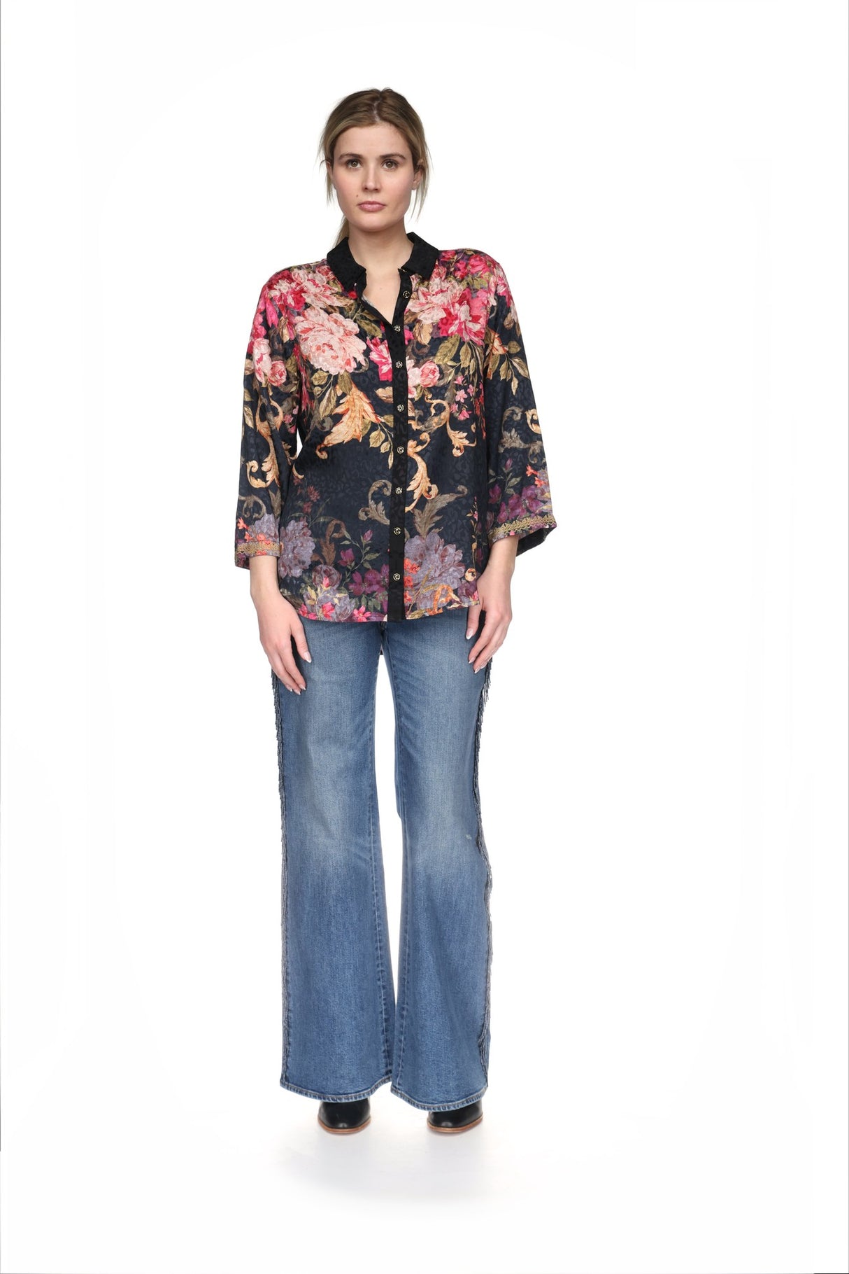 KIMONO SLEEVE SHIRT - CHERIE