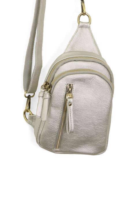 Silver Skyler Sling Bag